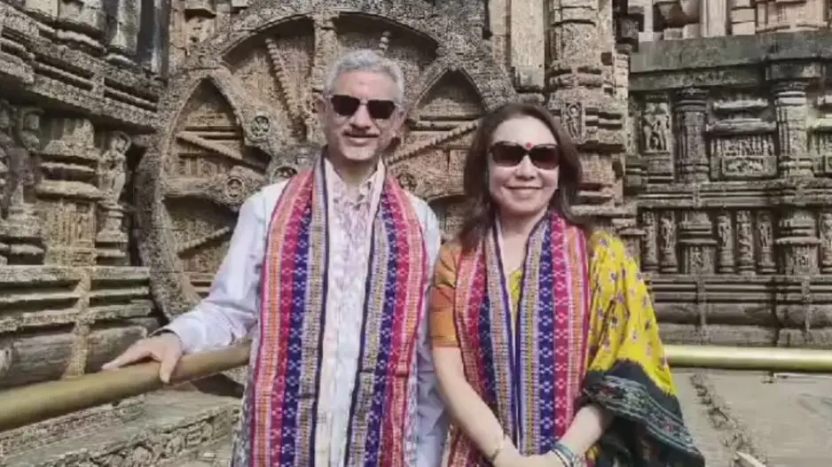 External Affairs Minister S Jaishankar visits Konark Sun Temple in Odisha ahead of Pravasi Bharatiya Divas