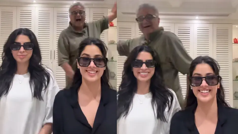 As Janhvi Kapoor and Khushi Kapoor 'set out to fall in love' in Loveyapa style, Boney 'spoils' it all; watch