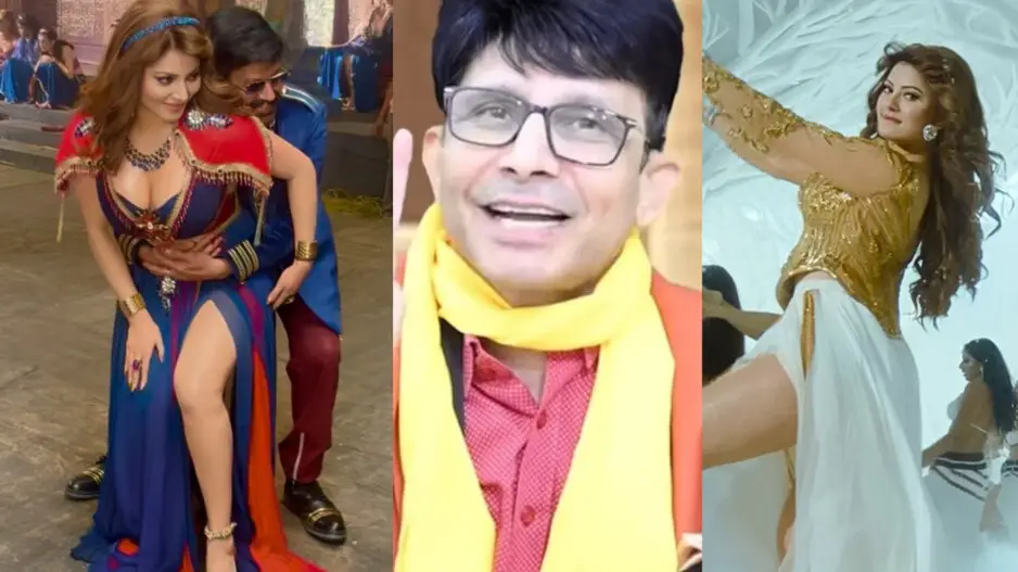 KRK takes his feud with Urvashi Rautela to next level; asks, 'Why to hit your hips...?