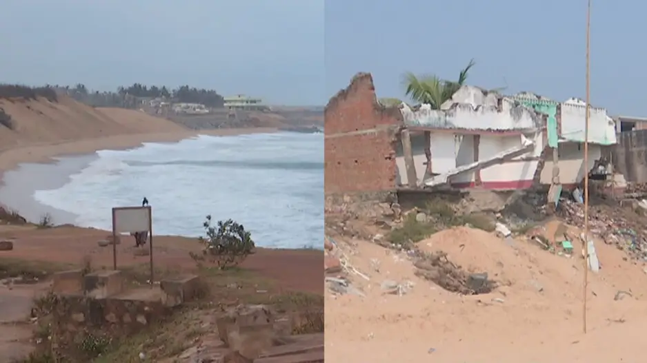 Coastal villages in Ganjam face growing threat from rising sea levels