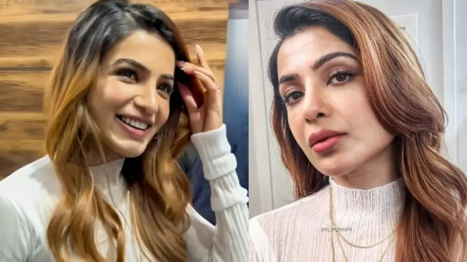 Samantha looks like an angel shining like ever before in stunning white outfit