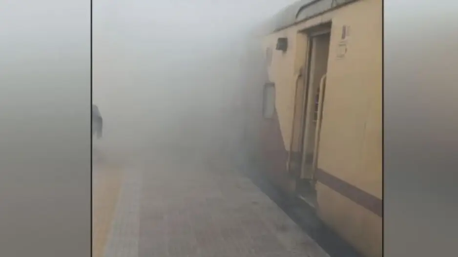 Smoke emanates from Bhubaneswar-Sonepur Intercity Express Train at Mancheswar station, triggers panic