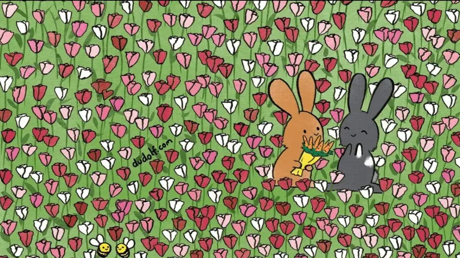 Can you spot the two hidden hearts in this optical illusion within 9 seconds?