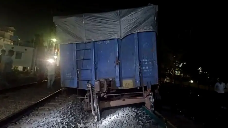 Goods train derails near Odisha’s Titilagarh, disrupting services