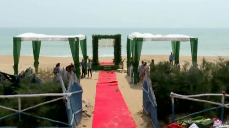 Marriage mandap comes up ‘illegally’ on Puri beach; officials stop event