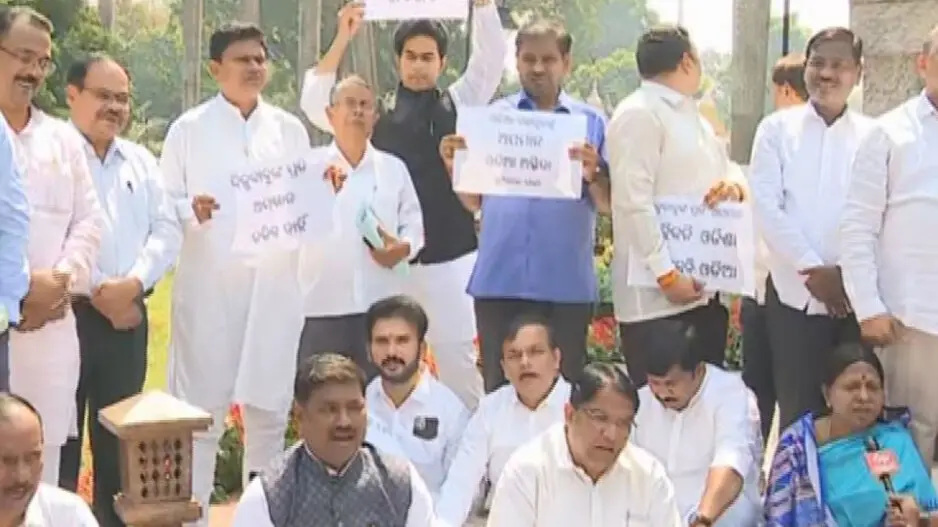 Odisha Assembly Budget Session: House adjourned till 12 pm as Oppositions create ruckus