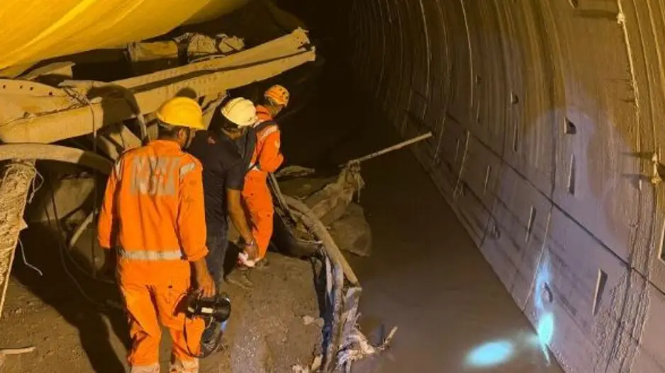 Telangana tunnel collapse: Cadaver dogs identify two possible spots for human presence
