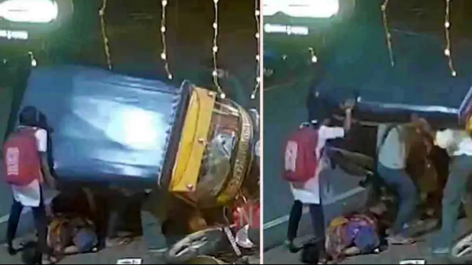 'Woh Stree Hai...' Netizens celebrate International Women's Day with old video of schoolgirl lifting auto-rickshaw to save mom, watch