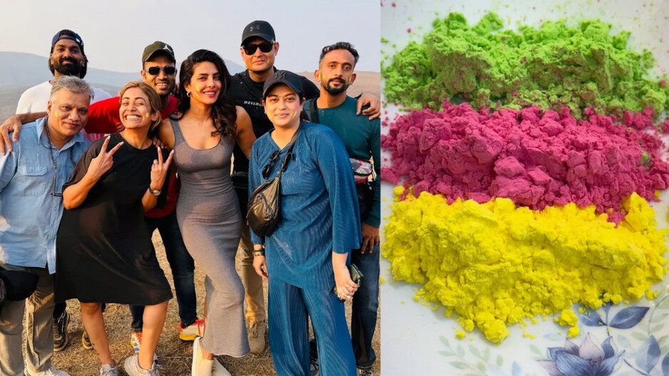 Priyanka Chopra shares moments of 'working Holi' from SS Rajamouli's SSMB29 set