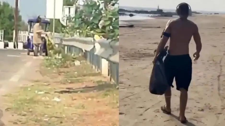 Swachh Bharat Mission: Japanese tourist in Puri and Russian vacationer in Goa spotted cleaning waste, watch