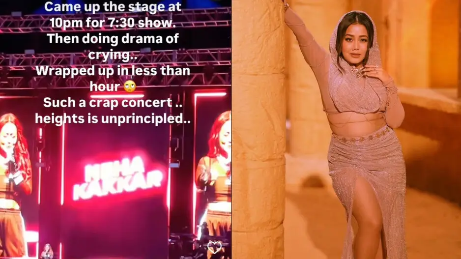 ‘Overacting ki dukan'- Neha Kakkar slammed for crying on stage in Melbourne after she...Watch