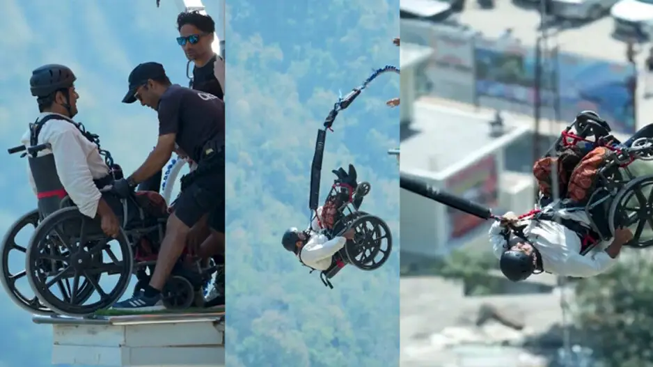 ‘Kay, you don’t just inspire us…’: Adani hails wheelchair-bound employee's Bungee Jump