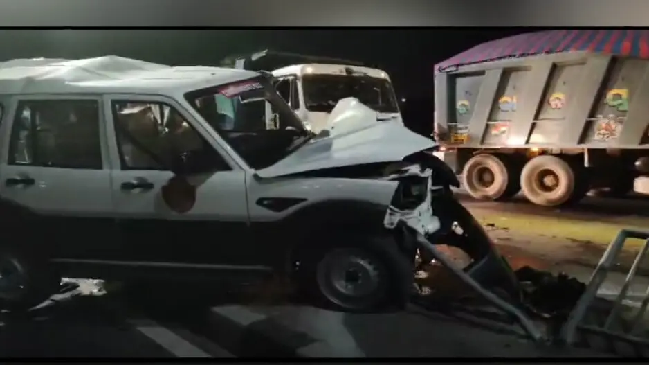 Series accidents in Bhubaneswar: Driver killed as truck hits pickup van; police vehicle damaged