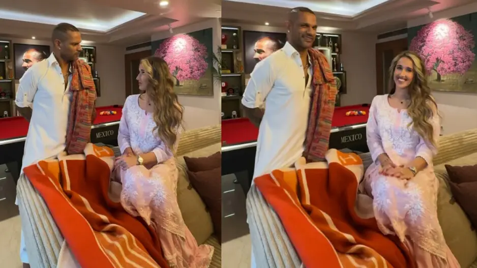 'Mujhe aap ke pass rehna hai...' Shikhar Dhawan teams up with rumoured GF Sophie Shine for first reel, watch