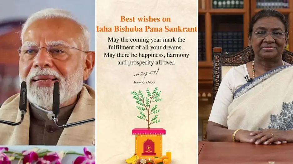 PM Modi, President Murmu, CM Majhi, BJP VP Jay Panda, others extend greetings on Odia New Year, Pana Sankranti