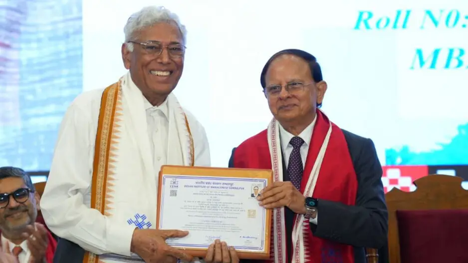At 84, nuclear scientist earns MBA degree from IIM Sambalpur; plans for third PhD next