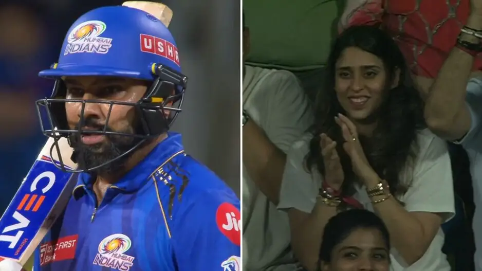 IPL 2025: Rohit Sharma hits season’s first half-century against CSK, Ritika Sajdeh’s reaction goes viral