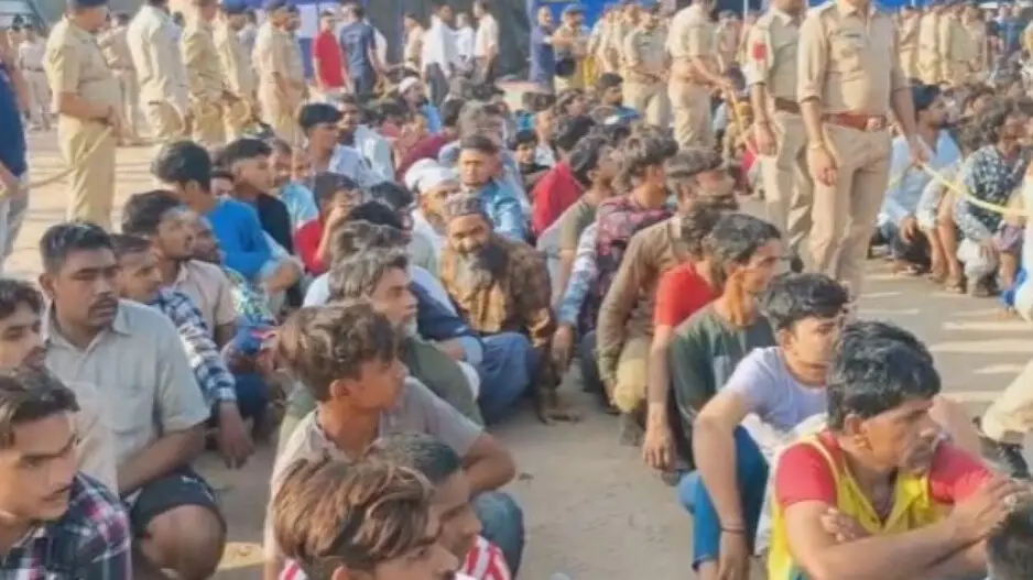Over 550 illegal immigrants detained in massive crackdowns across Ahmedabad, Surat