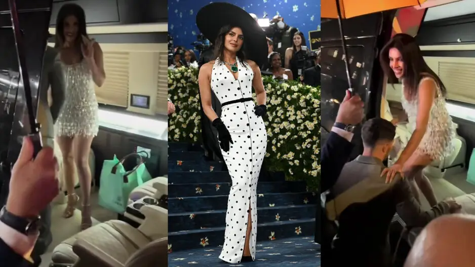 Priyanka Chopra steals the show at MET Gala 2025 after-party, dazzles in short diamond dress; watch