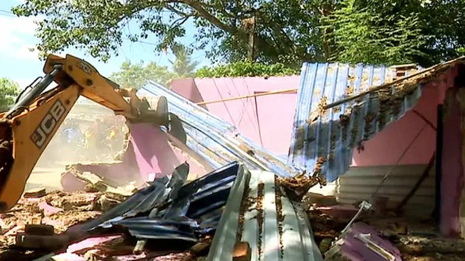 Sahadev Nayak murder case: BMC bulldozer razes accused’s house in Bhubaneswar