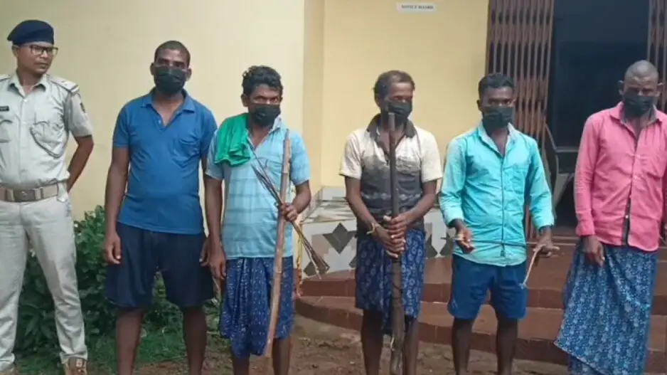 Five armed poachers nabbed in Kuldiha Sanctuary after stealing over 15 trap cameras