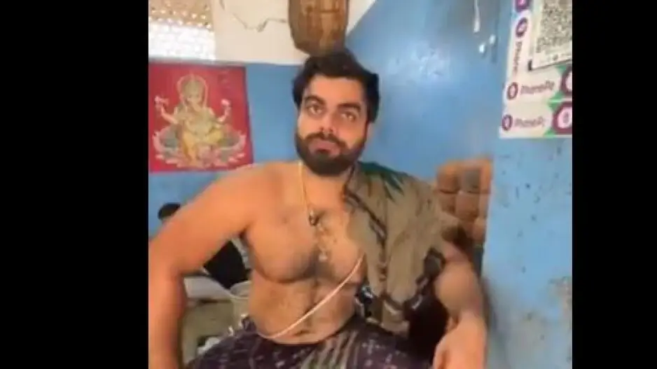 Virat Kohli in a dhoti? Odisha temple priest's uncanny resemblance sets social media abuzz