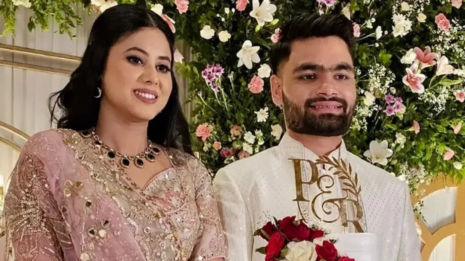 Cricketer Rinku Singh gets engaged to SP MP Priya Saroj in Lucknow