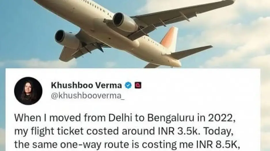 Flying becoming unaffordable: Twitter (X) explodes as Bengaluru flight costs double in few years