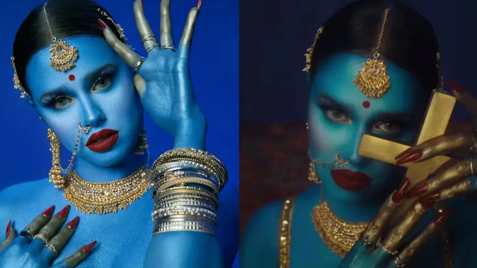 Rapper Tommy Genesis' 'cheap stunt' of dressing as Hindu God, licking cross fumes netizens