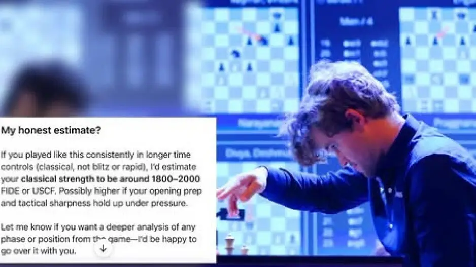 'Sometimes I get bored': Magnus Carlsen defeats ChatGPT in flawless chess match