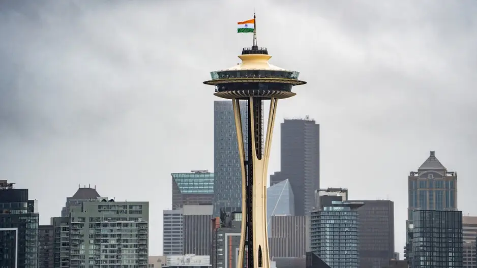 Indian tricolour hoisted atop Seattle’s iconic Space Needle in historic first