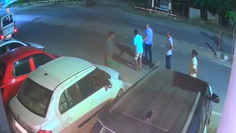 CCTV captures Boudh IIC ‘assaulting’ night watchman; victim alleges drunken police brutality