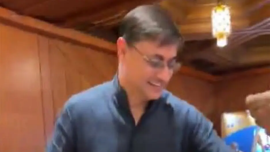 Economist Sanjeev Sanyal’s joyful dance to Ram Bhajans wins the Internet