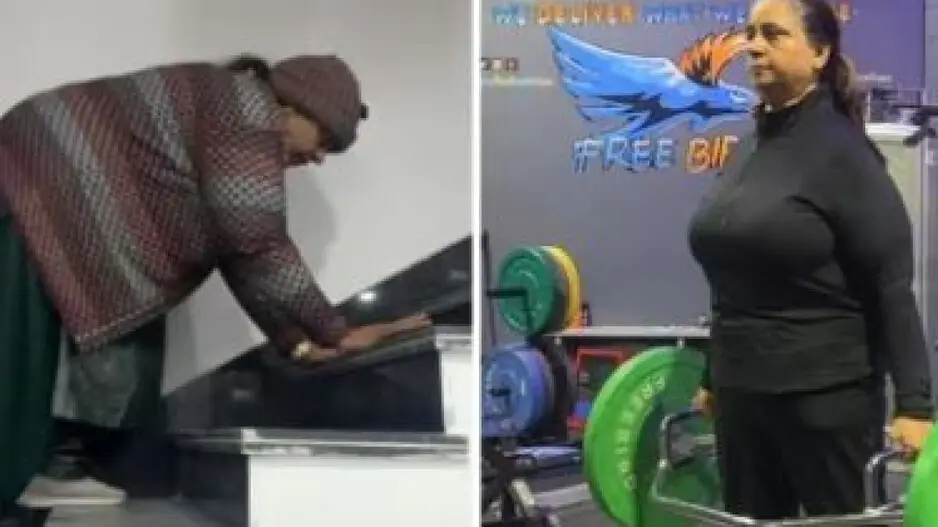 Woman who once could barely walk lifts 40kg and walks an hour daily; know her transformation