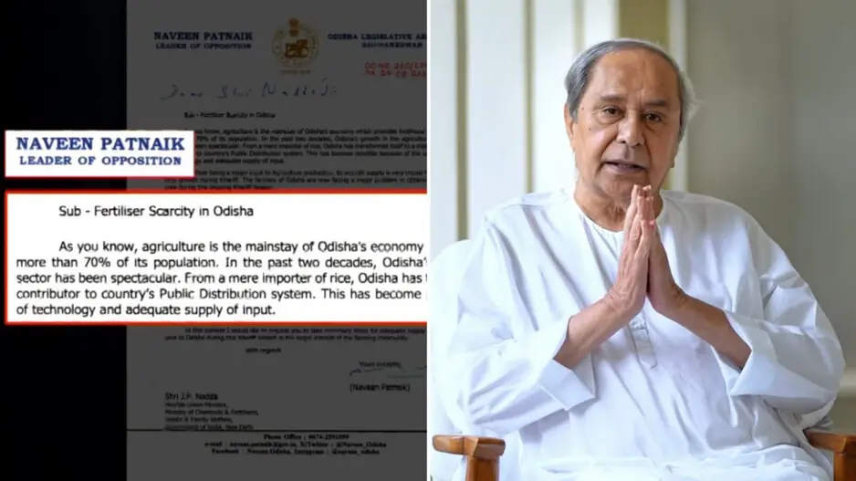 Fertiliser scarcity sparks political row in Odisha: LoP Naveen Patnaik writes to Centre, Minister denies shortage